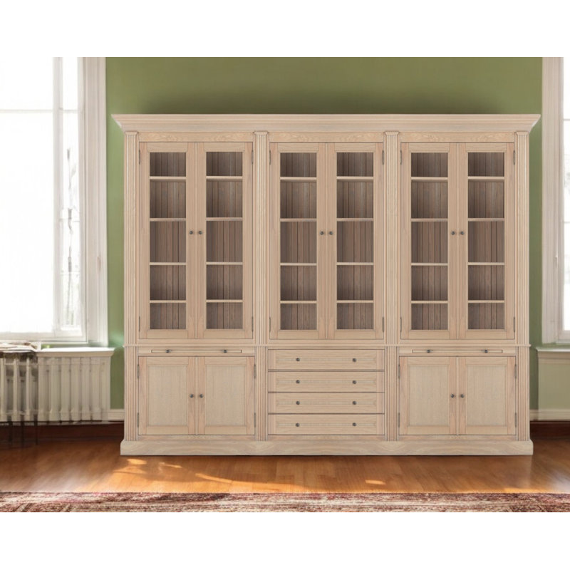 Boyette 240cm H x 300cm W Library Bookcase
