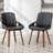 Kelham Faux Leather Upholstered Dining Chair-458129797