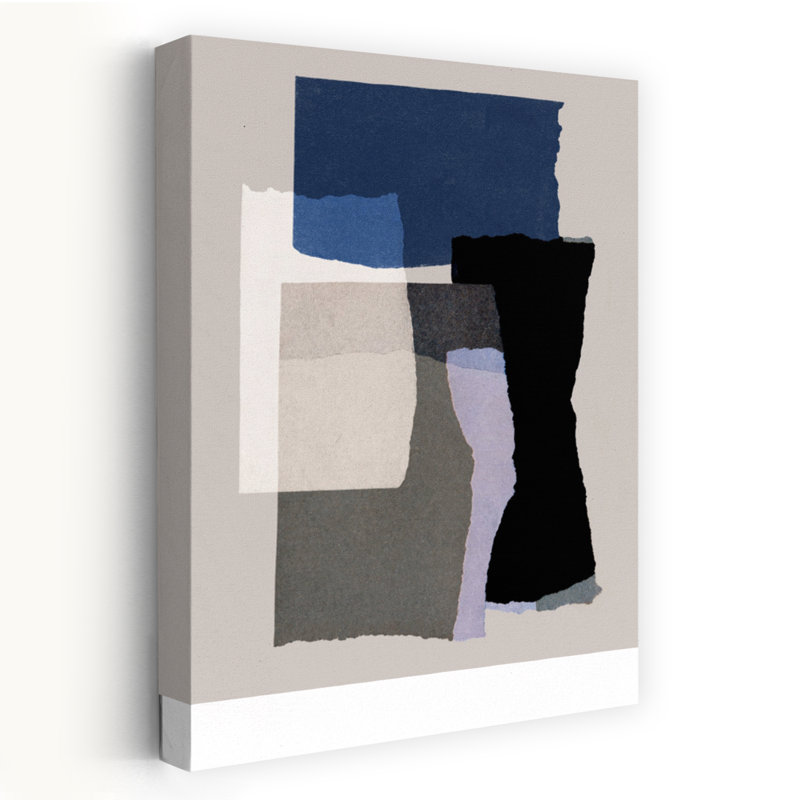 Art contemporain, art moderne abstrait, H 24 po x l 16 po