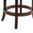 Swivel Upholstered Faux Leather Counter Stool with Solid Wood Frame-69426690