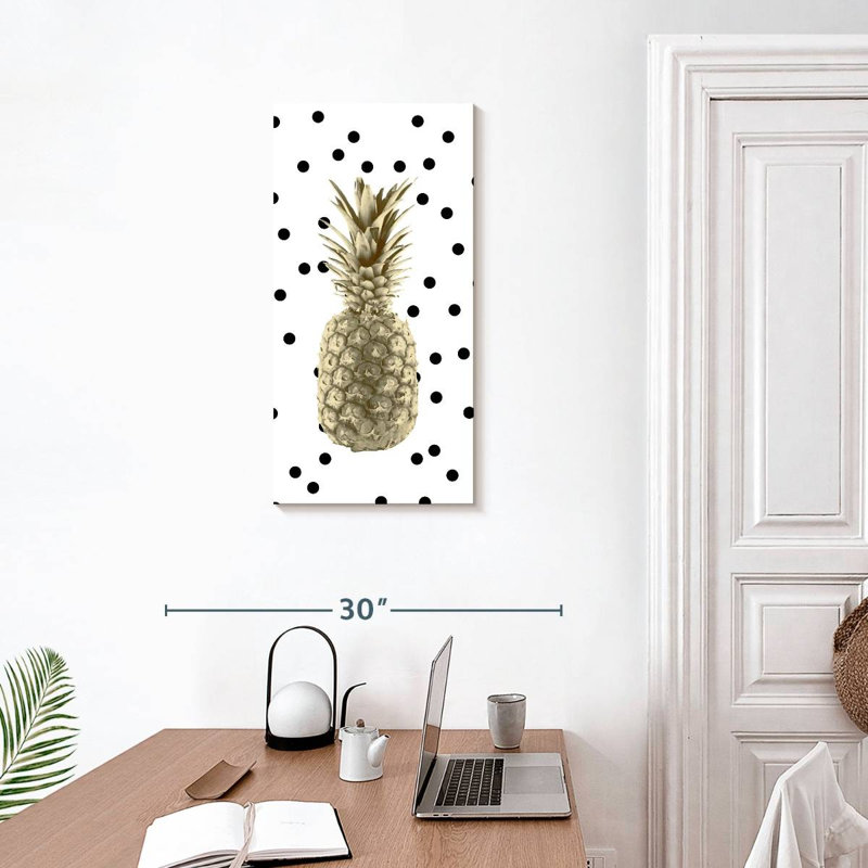 Pois ananas, H 15 po x l 30 po x P 1,25 po