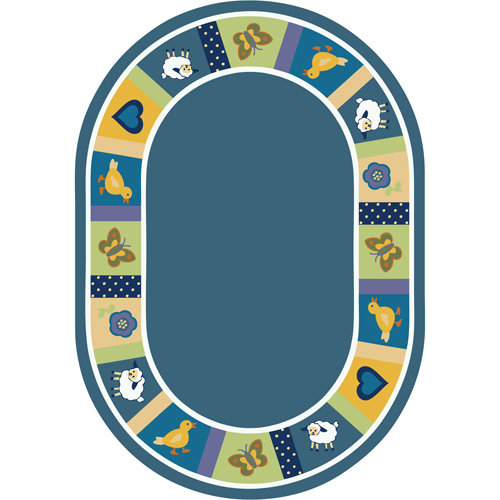 Tapis Just for Kids Baby Blues, Ovale 5 pi 4 po x 7 pi 8 po