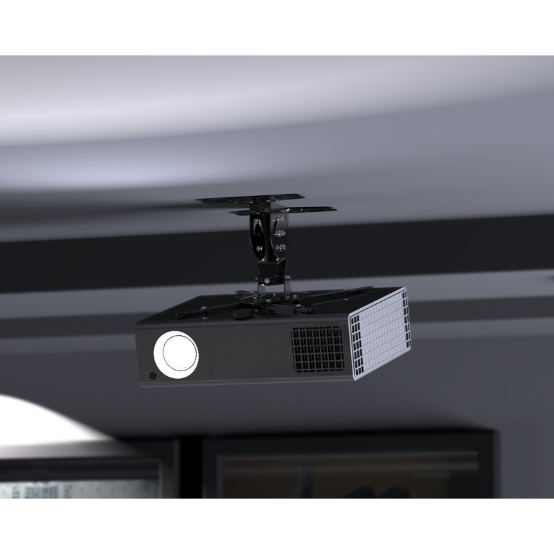 ProMounts Premium Universal Overhead Ceiling Projector Mount, Supports up to 44lbs