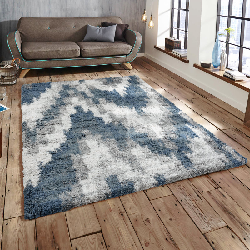 Asay Performance Abstract Indoor Rug, Rectangle 7'10" x 10'