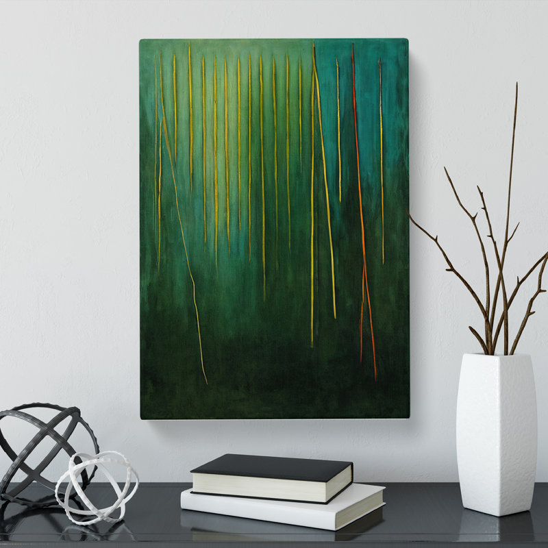 Jungle Abstract - Wrapped Canvas Print, 50cm H x 35cm W x 3cm D