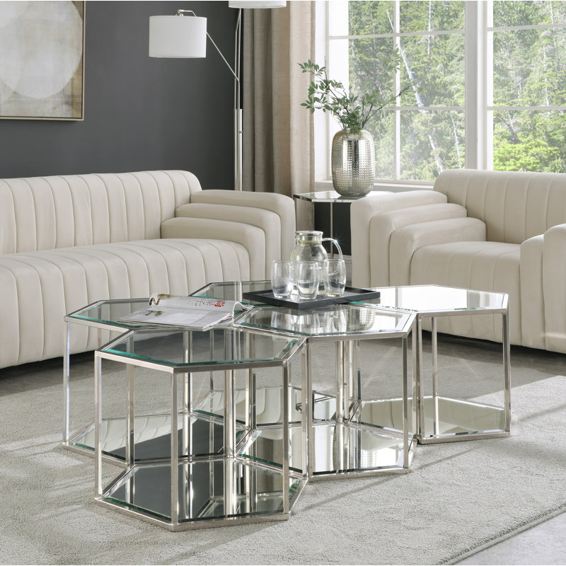 Dickerson Coffee Table, Chrome