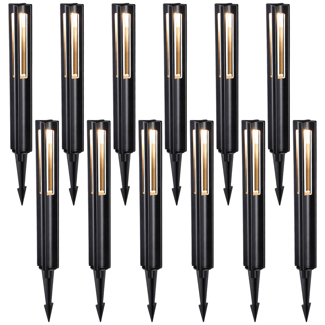 Évider LED Landscape Light Low Voltage Pathway Lighting for Yard Patio (Set of 12) LEDVANS