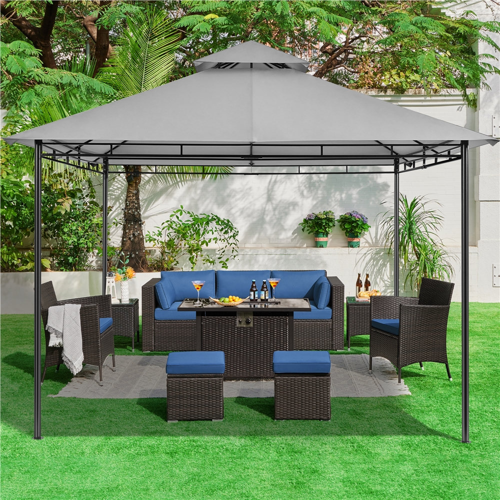 3.5m x 3.5m Steel Patio Gazebo