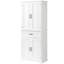 Armoire de rangement blanche avec tiroir - Tablette ajustable, pour différents espaces-841803228