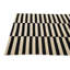 Tapis noir et blanc Ivey