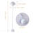 Industrial Metal Shade Pastel Floor Lamp With Foot Switch Modern Tall Standing Lamp For Living Room-766468849