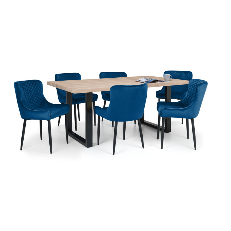 Wynnfield 6 - Person Dining Set, Blue