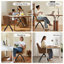 Chaises de salle à manger pivotantes en similicuir Mid-Century -625983790