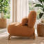 Chaise d'appoint moderne sans accoudoirs avec coussin-1454929540