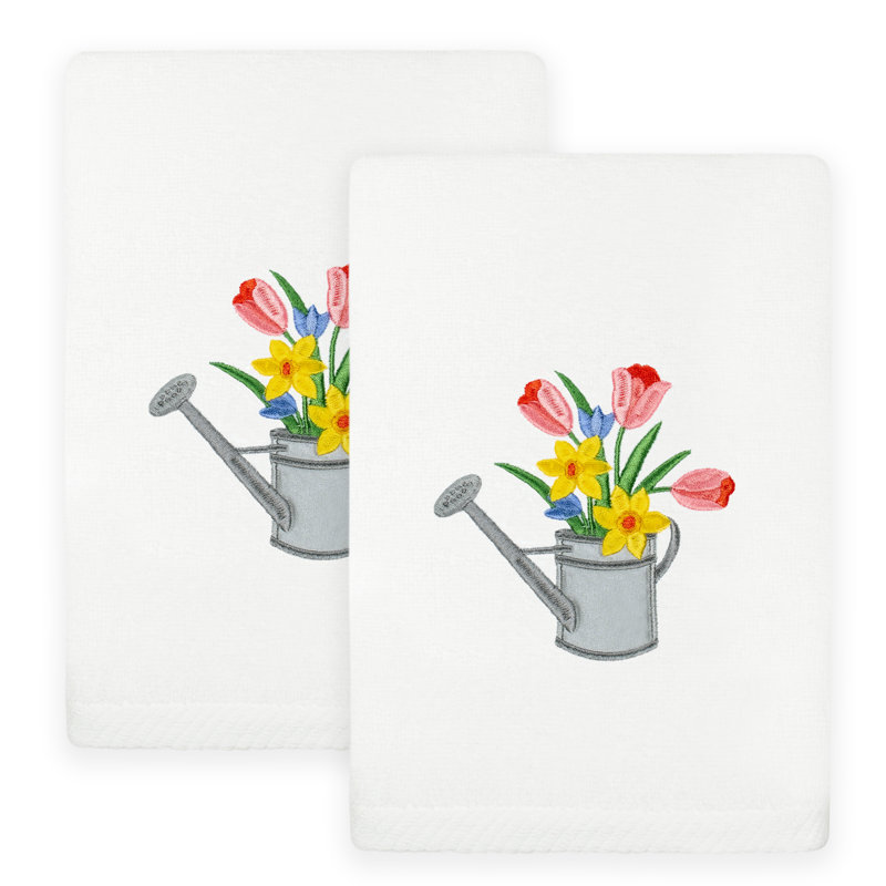 Serviette de toilette en coton, Blanc