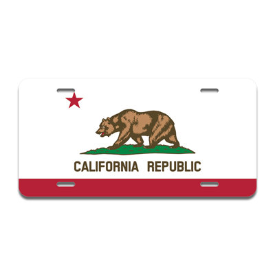 Cadre en aluminium plaque californienne