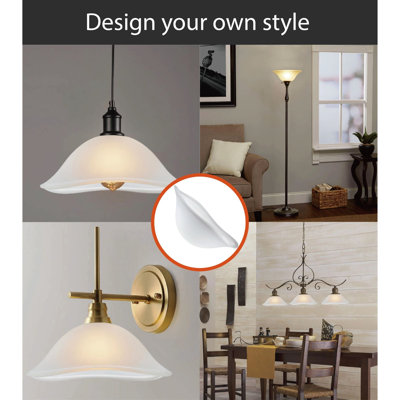 4.13'' H Glass Bowl Glass Shade