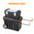 2-Tier Stackable Separate Hand Case Tool Boxes Trolley