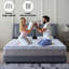 Matelas en mousse à mémoire de forme mi-ferme à ressorts ensachés de 12 po avec matelas à ressorts ensachés dans une boîte-118383317