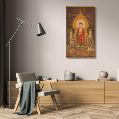 Bungalow Rose dynasty, China Ming Gallery Wrapped Canvas Art Titled: Amitabha Triad