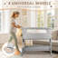 Berceau pour bébé et lit de chevet pour bébé, berceau réglable à 7 hauteurs avec roulettes-113449553