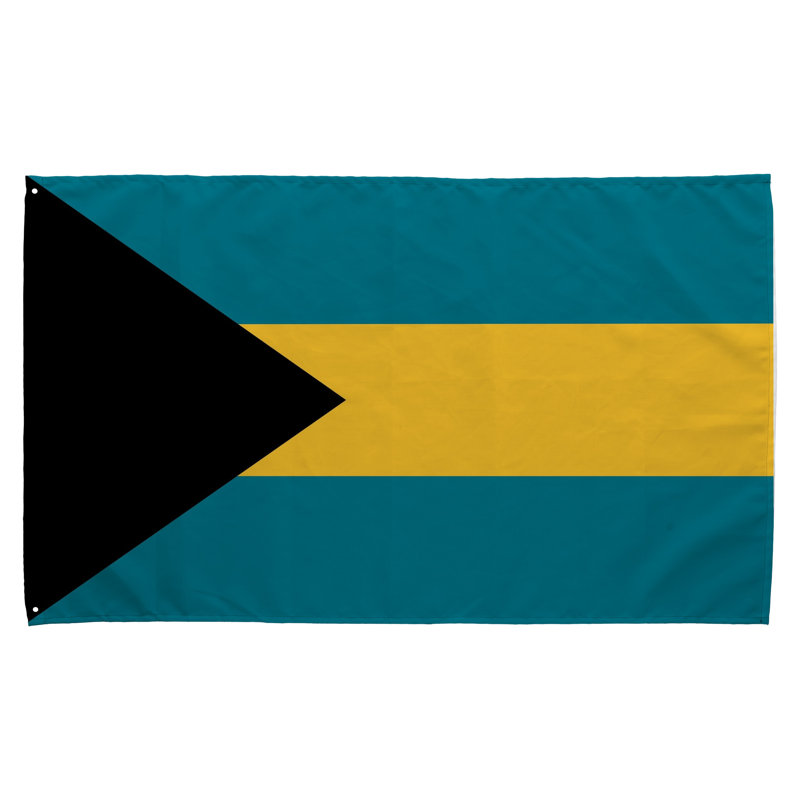 Le drapeau des Bahamas - Drapeau