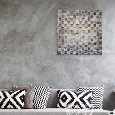 Carrés abstraits - peinture sur toile tendue