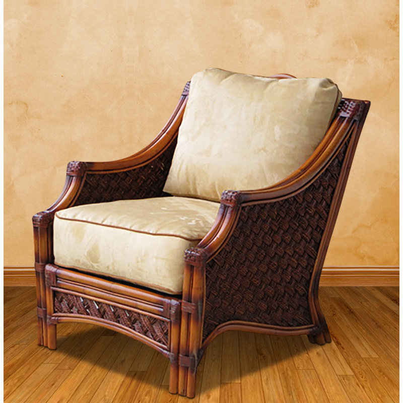 Fauteuil capitonné de 30,75 po de large Schmitz, Été freeport