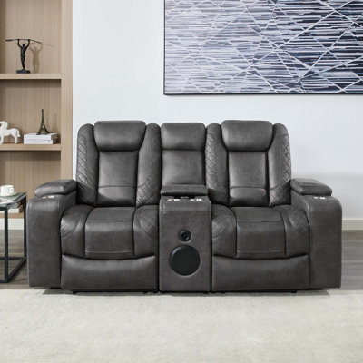 Berwin 2 Seater Linen Electric Reclining Loveseat