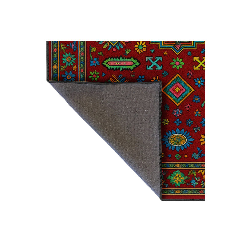 Tapis beige tissé traditionnel Mosso, 4'11" x 7'7"