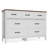 47.1''W 7-Drawer Dresser table with wooden storage cabinets, suitable for bedroom, living room or entryway.-114193922