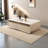 Rectangular storage rock slab coffee table-108499469