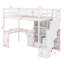 Lit mezzanine simple avec bureau-422621748