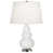 Lis et base argent antique