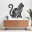 Décoration murale abstraite en forme de chat - ACM-347082572-347082562