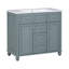 Meuble-lavabo simple 36 po avec plateau en résine Dietram