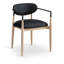 Chaise rembourrée en cuir Riccio-217157791-217157780