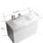36 " W Freestanding Standard Free Standing 1 Single Vanity Bathroom Vanity With Solid Surface Top-801660366-801660367