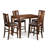 Barview - Person Solid Wood Solid Wood Top Four Leg Dining Set-1147357028