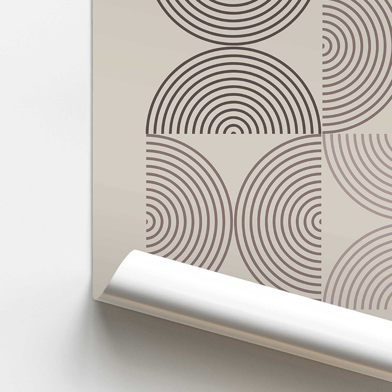 Warm Taupe Bauhaus Composition I Print dans un cadre, H 36 po x l 24 po x P 0,1 po, Impression sans cadre, Ne s'applique pas