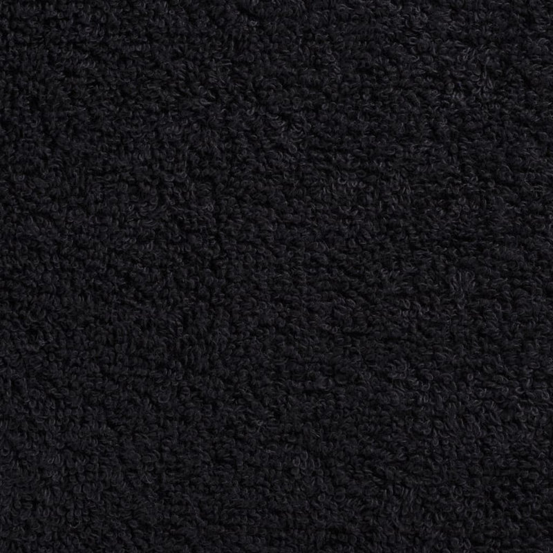 Premium Shower Towels SOLUND 10Pcs 600Gsm, Hand Towel - 10 Pack, Black