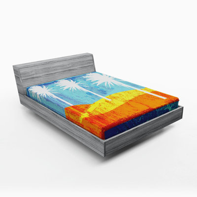 Drap-housse en microfibre brûlée