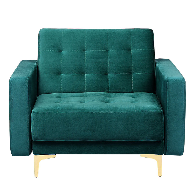 Rales Upholstered Accent Chair, Emerald Green