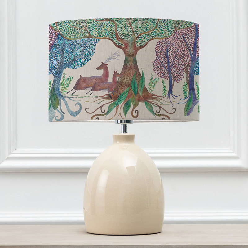 Willow Woods Ceramic Table Lamp