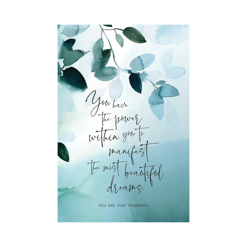 Dreams IV 1 Piece Wall Art on Canvas, 30.48cm H x 20.32cm W x 1.91cm D, Wrapped Canvas