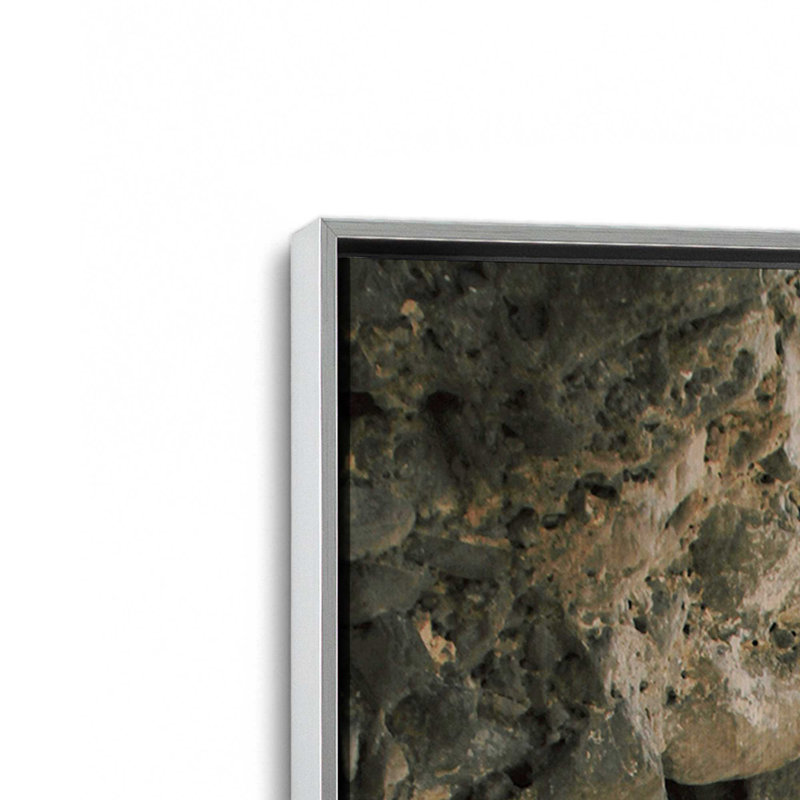 Beachfront Serenity Canvas Print, Polished Chrome Floater Framed, 48.75" H x 32.75" W x 1.75" D