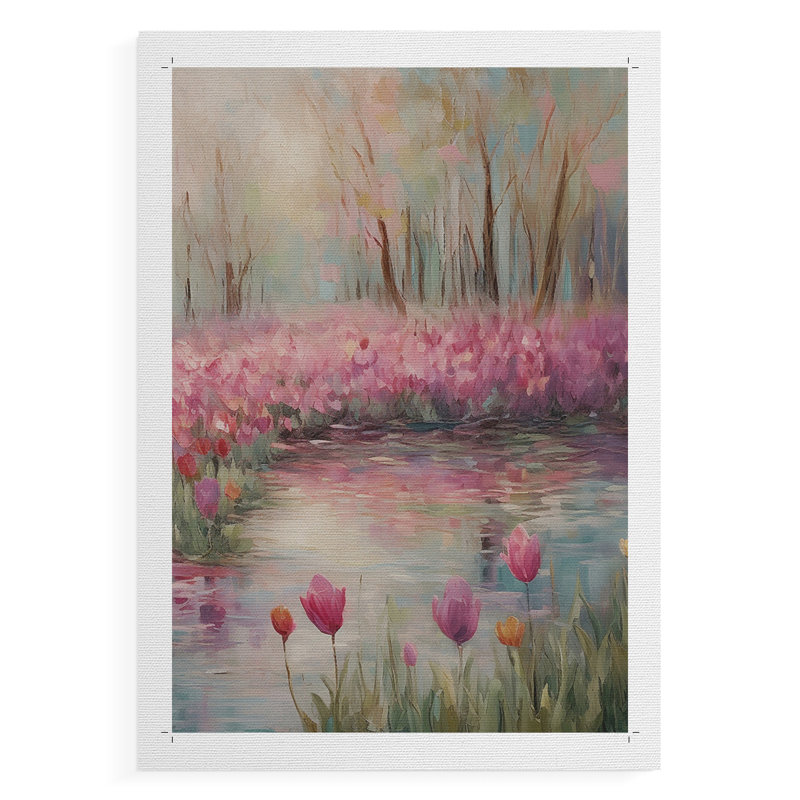 Paysage rétro Lxxxxi - reproduction de toile seulement - non encadrée, H 36 po x l 24 po