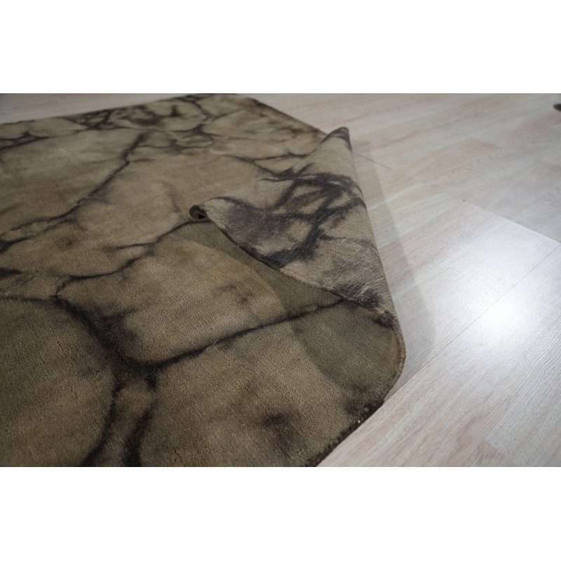 Tapis contemporain en laine noué à la main Haglund