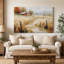 «The Long Way Home», art mural sur toile de paysage campagne américaine-129752713
