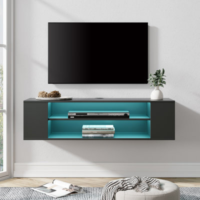 Meuble télé flottant pour téléviseur de 43 po ou moins Edwina